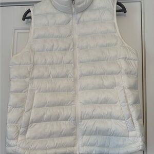 Women's Lightweight Quilted Puffer Vest - White